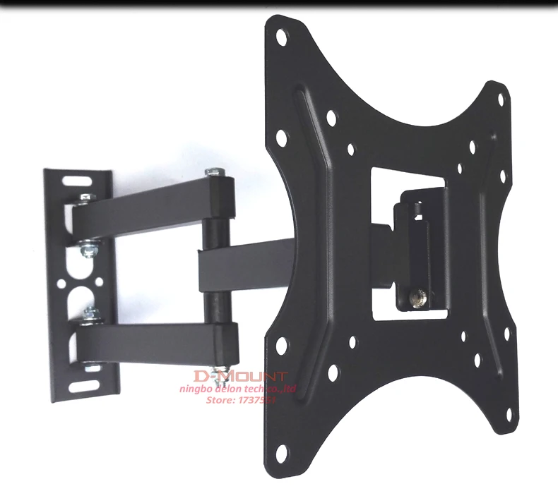 Lcd-N5 стальной 1"-37" 25 кг 65-425 мм 3 руки 200X200 полный движения ТВ настенный кронштейн lcd крепление Стенд Поддержка наклона 15 градусов 180 Поворотный