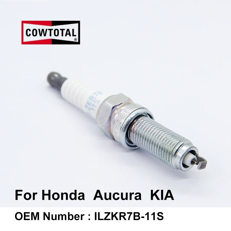 Cowtote иридиевая Свеча зажигания ILZKR7B 11S для Honda Accord Odyssey CRV Hyundai ix35 Acura MDX RDX KIA Sportage Carens