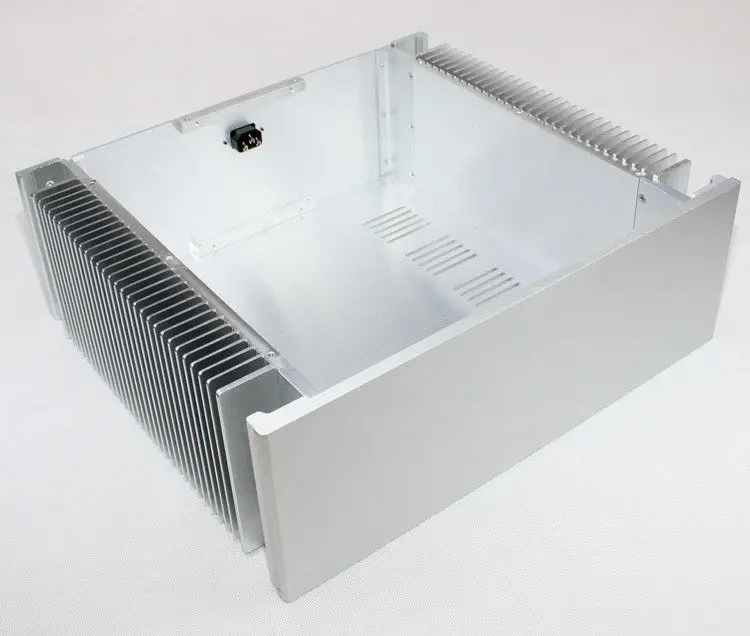 WA85 алюминиевый корпус корпуса чехол для усилителя звука 392x435x155mm|chassis enclosure|aluminium