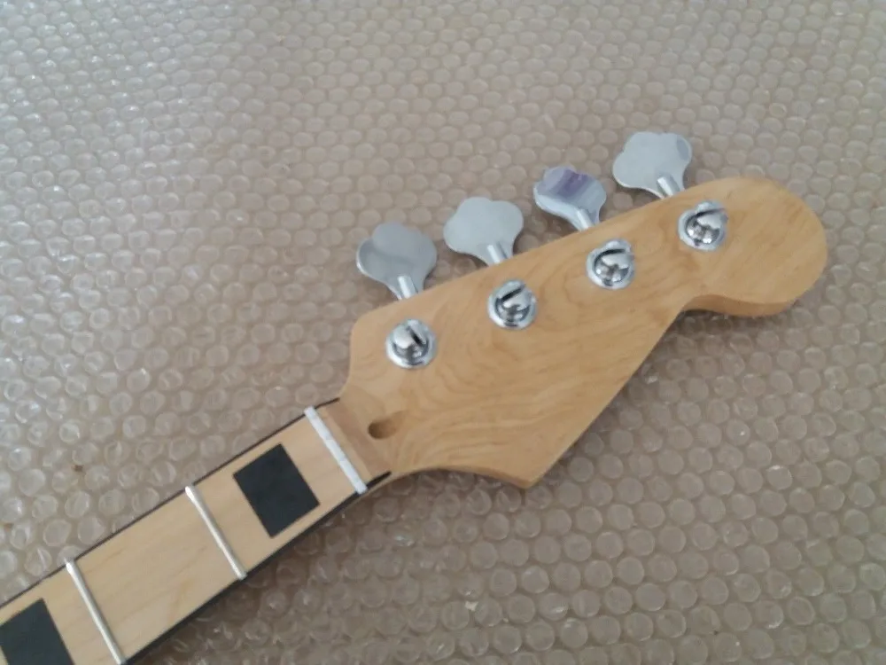 1 шт. Кленовая шейка с 20 ладами для электрической джазовой бас гитары тюнером