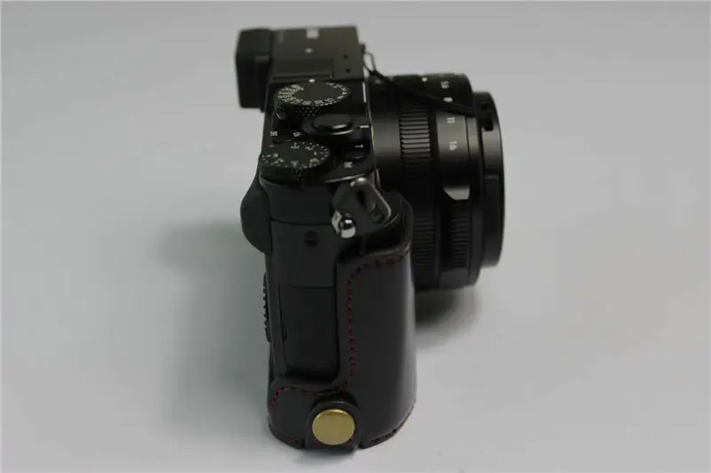 Черный/Coffe/коричневая камера PU кожаный нижний чехол для Panasonic Lumix LX-100 M2 LX100II Половина корпуса чехол