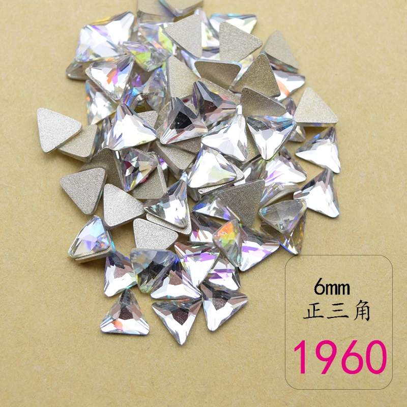 100 шт./лот слеза Flatback кристалл свободный AB Цвет Аврора горный хрусталь для дизайна