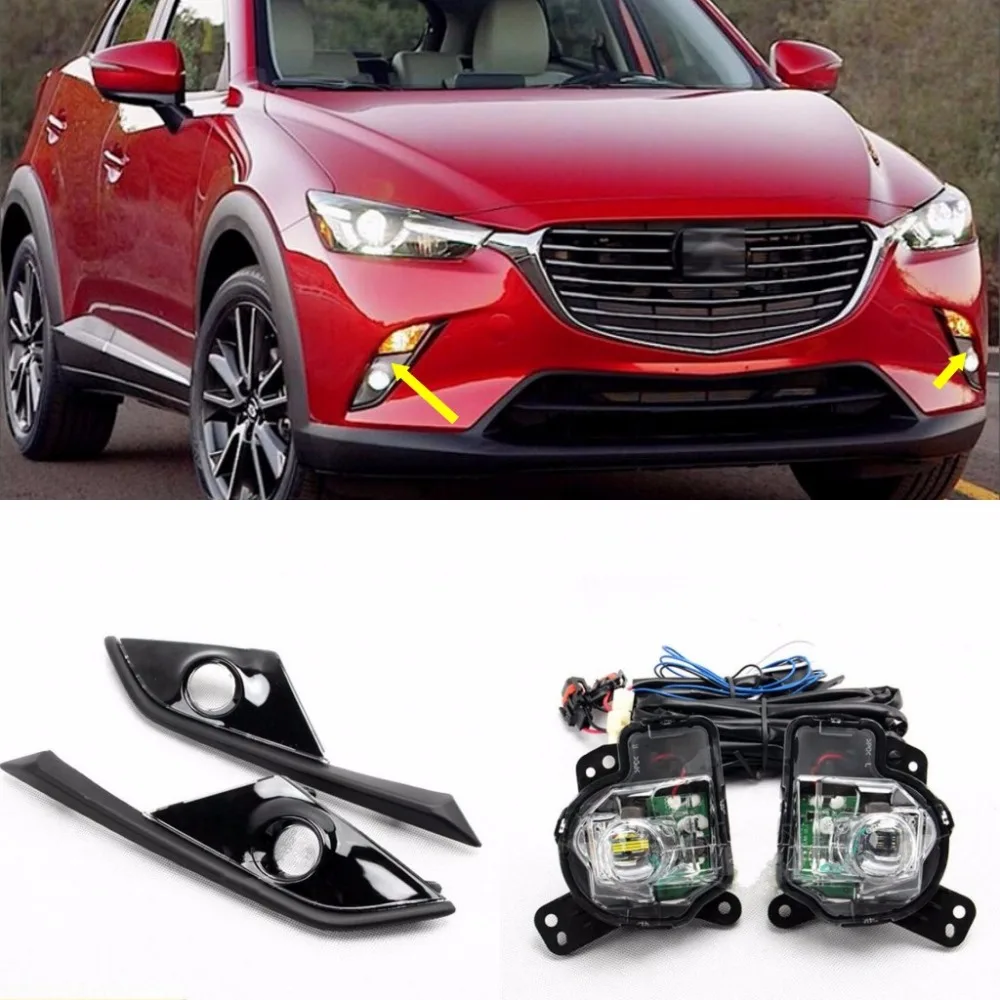 JanDeNing автомобильные прозрасветодиодный передние противотуманные