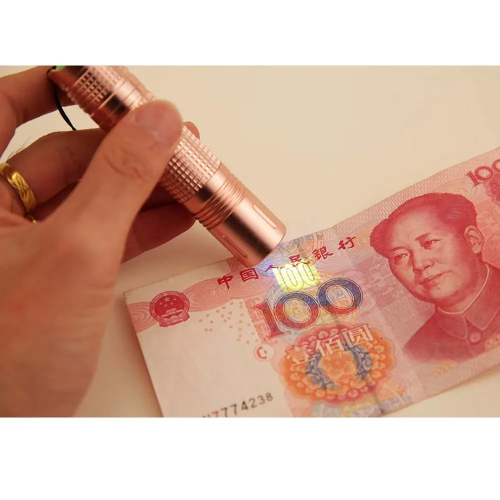 Led UV Flashlight Torch Light Lamp 365nm Ultra Violet Lights Whitelight AA 14500 Battery Marker Checker Cash Detection | Лампы и