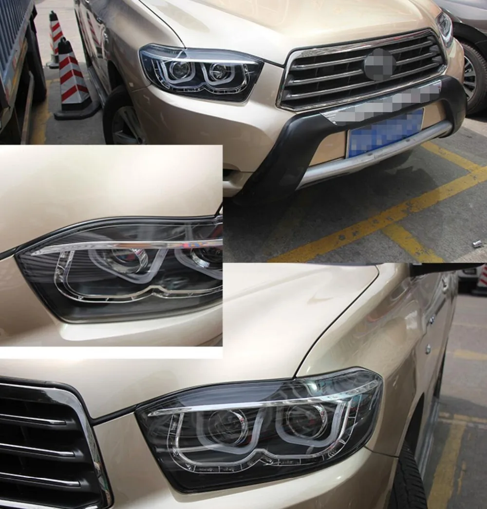 Светодиодный головной светильник s для Toyota Highlander 2009-2011 Автомобильный