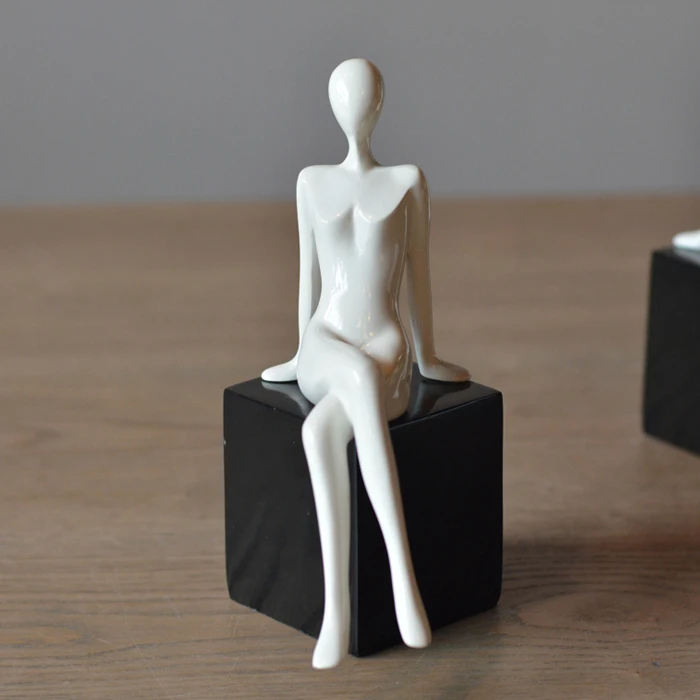 Современные минималистичные художественные фигурки книжные книжки кабинет