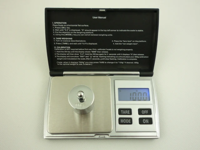 

igital Pocket Scale,100 x 0.01g Mini Digital Weighing Scale, Electric Jewelry Scale Food Scale with LCD Display, Batteries Incl