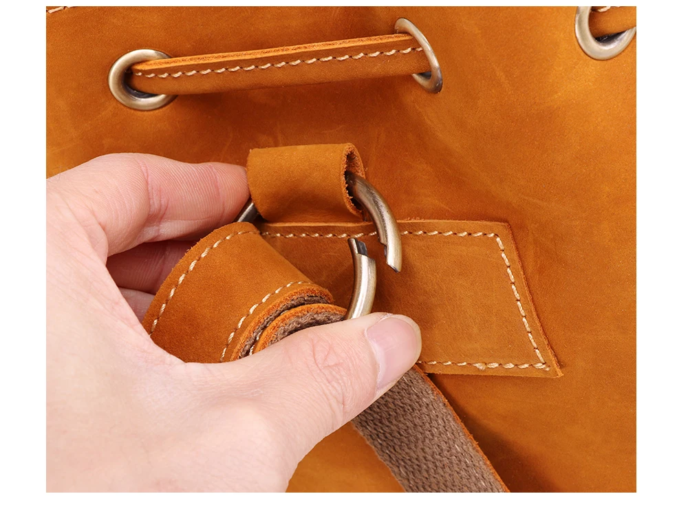 JOYIR сумка-мешок Для женщин Сумки плеча Crossbody Сумки женские Винтаж из натуральной кожи многофункциональный рюкзак сумки для Для женщин