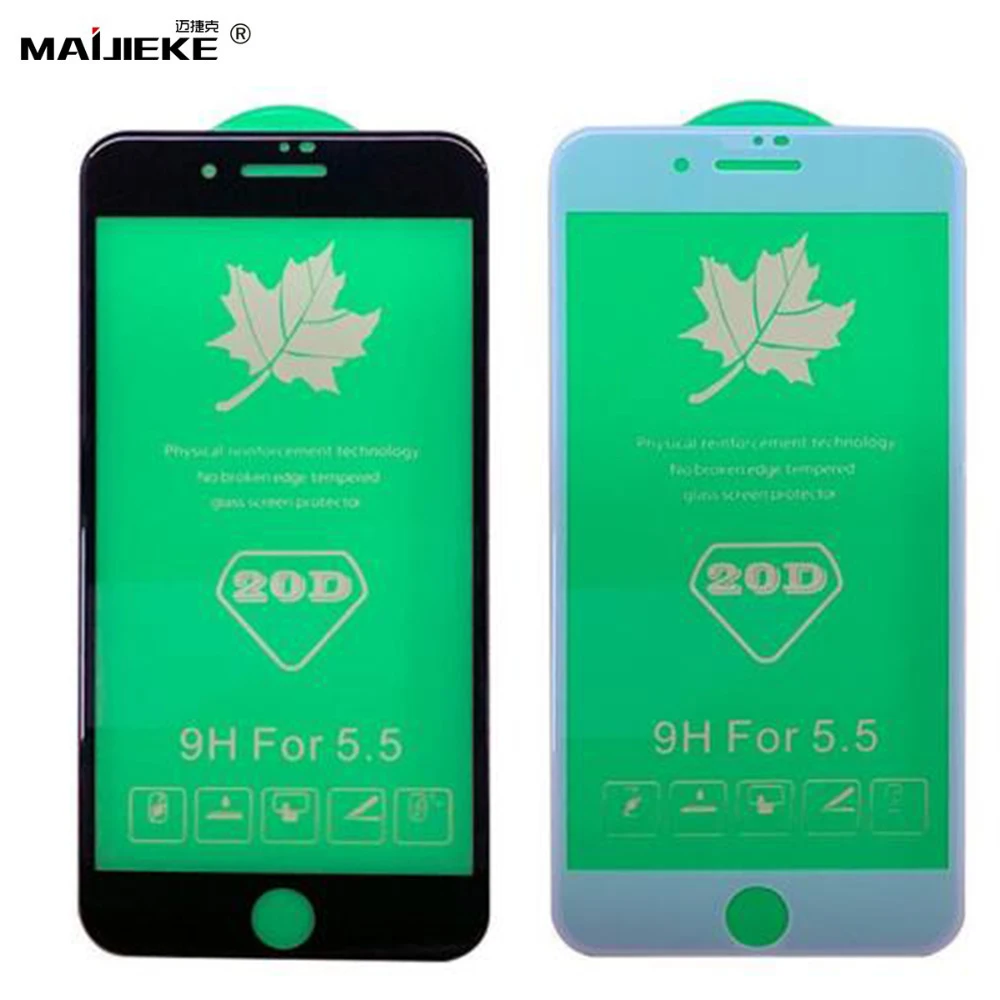 20D изогнутое закаленное стекло для iPhone 11 pro max X XR Xs Защитная пленка 8 Plus 7 6s 6plus