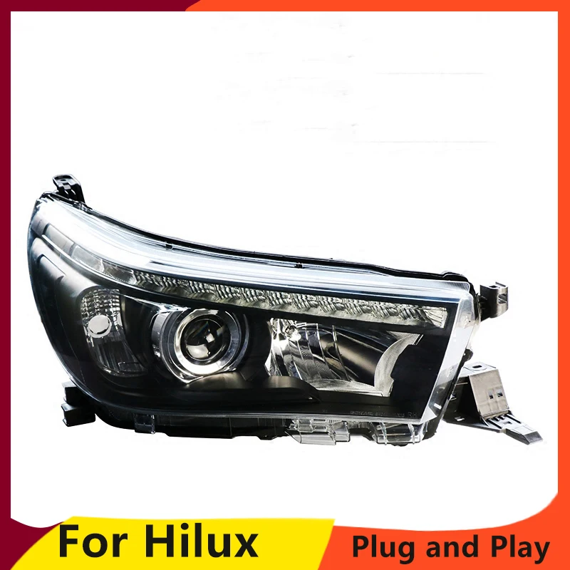

KOWELL Car Styling For Toyota Hilux Vigo 2016 Headlights LED Headlight DRL Lens Double Beam HID Xenon car accessories
