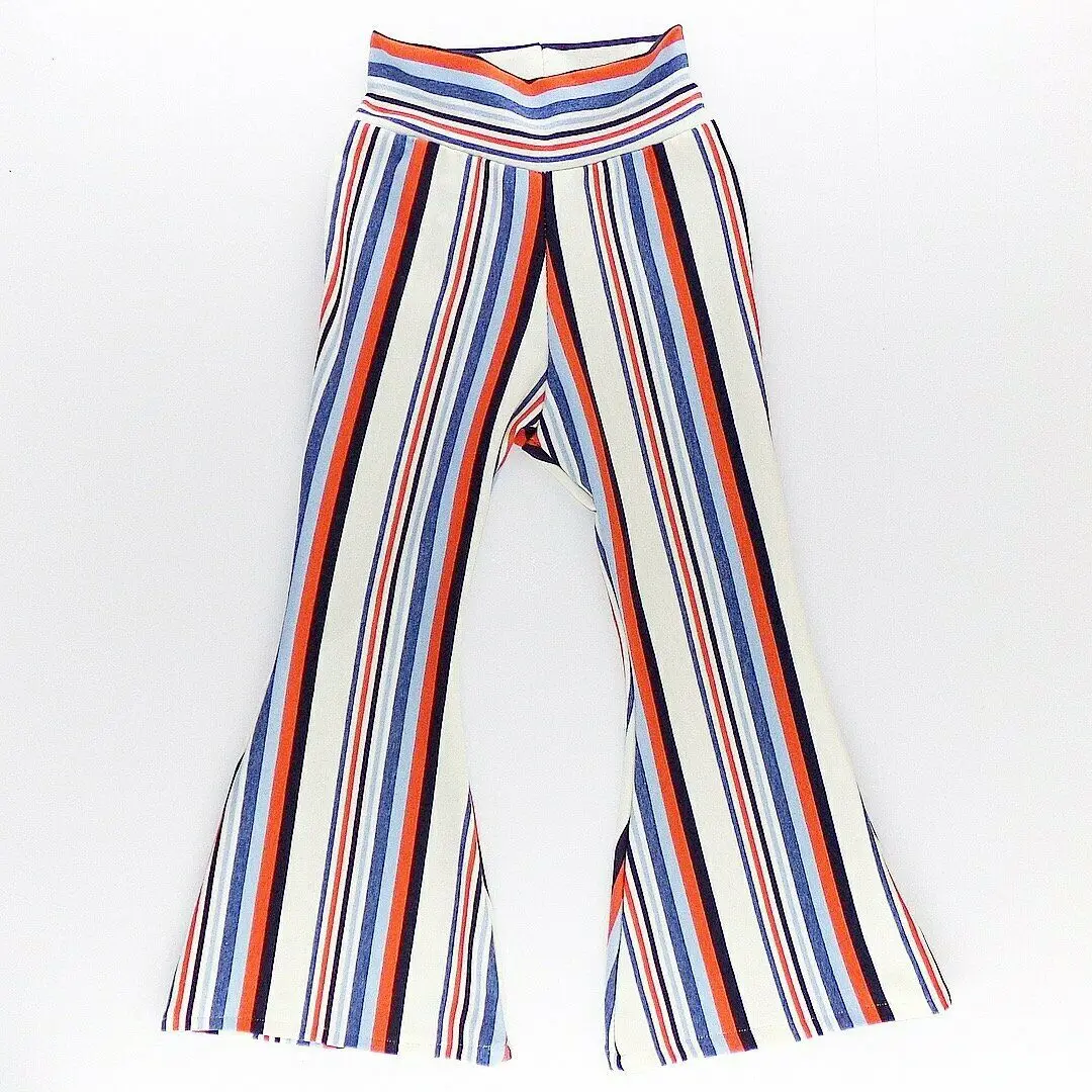 Детские брюки-Капри 2019 широкие брюки для маленьких девочек леггинсы длинные