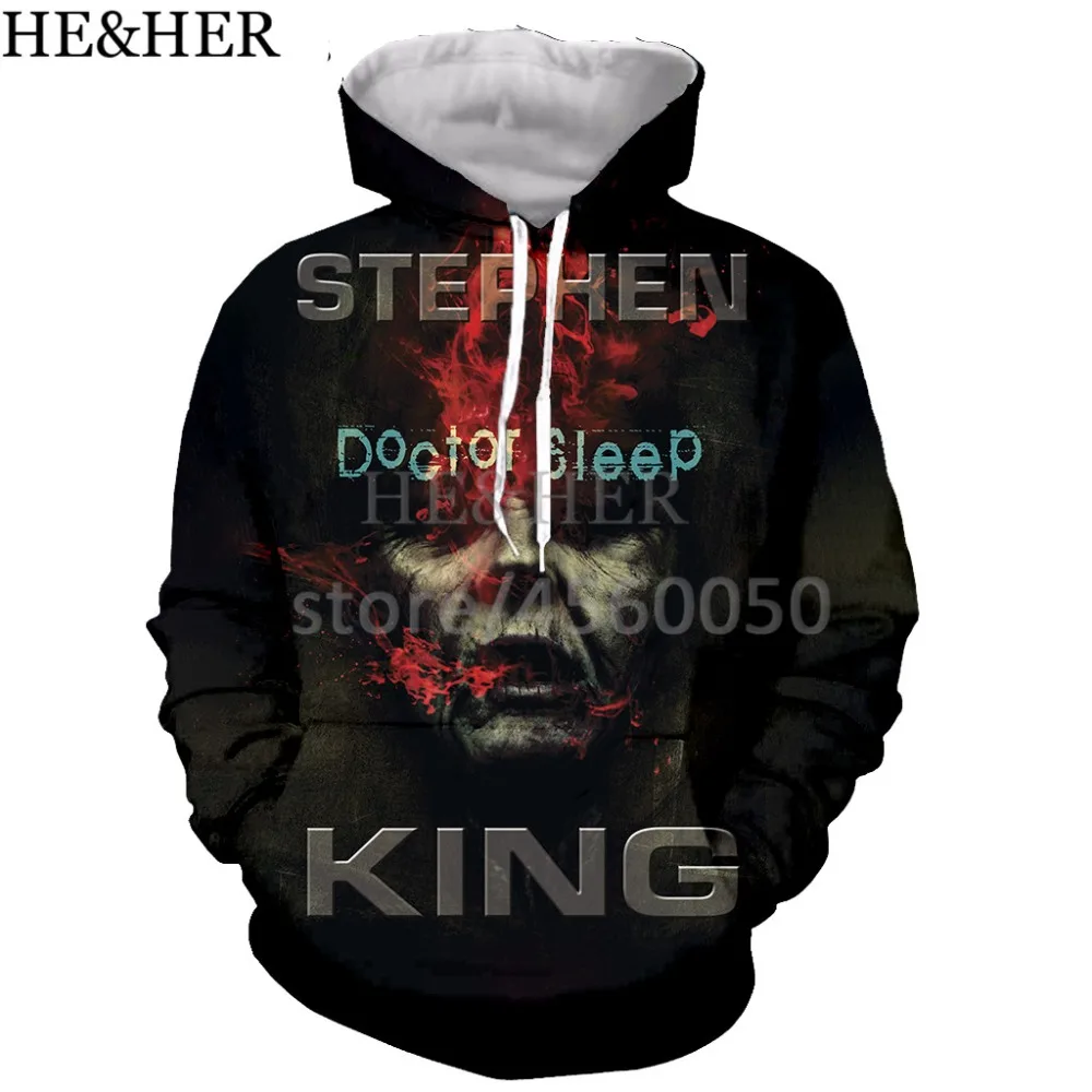 

New movie Doctor Sleep 3D printed men hooded hoodie sweatshirt fashion graphic hoodie casual streetwear pullover hoodie