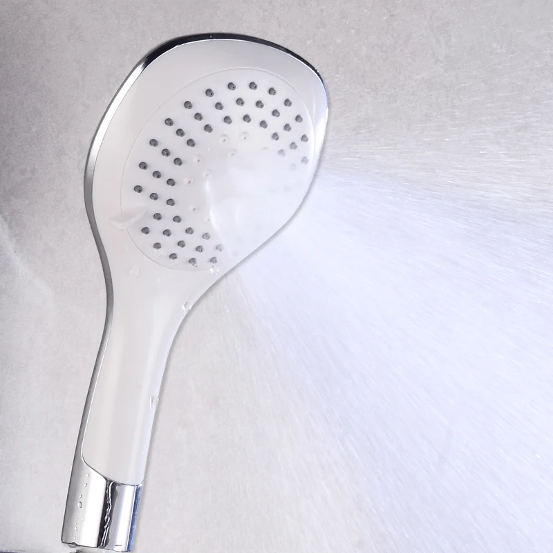 Душевая лейка для ванной комнаты тропический ливень хромированная Регулируемая