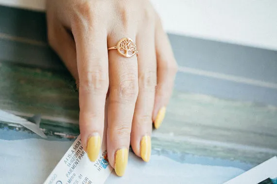 

Fashion the tree ring, designed for the woman ring