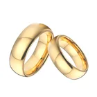 Кольца мужские и женские из вольфрама золотого цвета, 6810 мм
