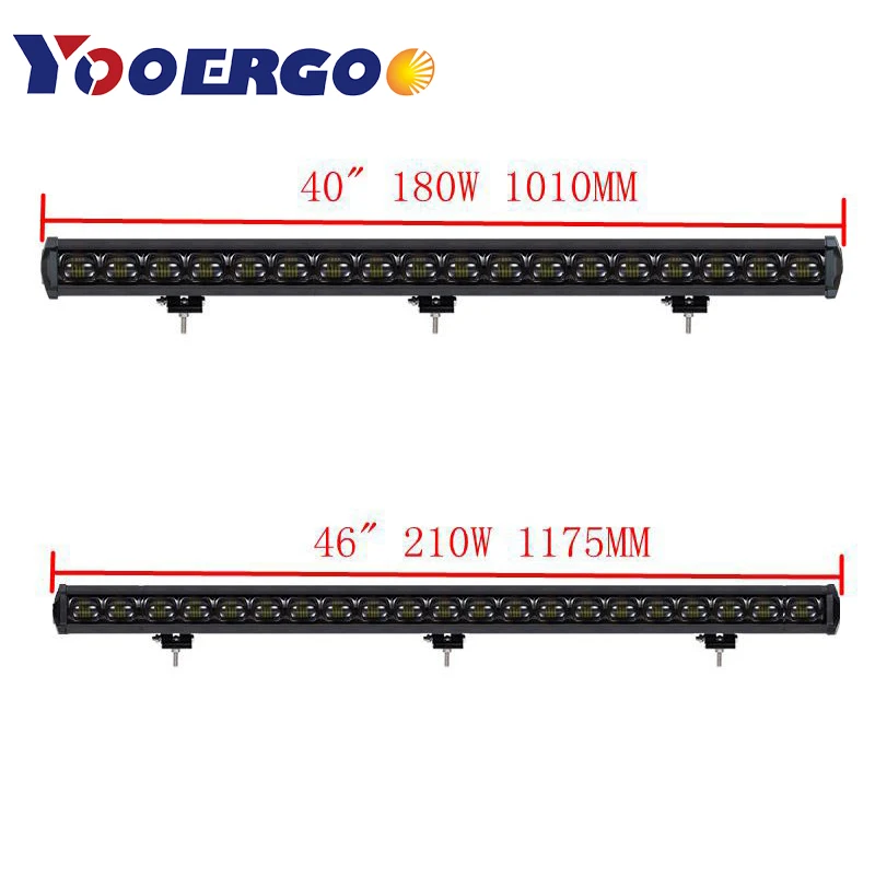 6D Lens 180w 210w 240w Single Row Led Light 4x4 Offroad Bar For Off road 4WD Truck ATV 12V 24V Trailer Waterproof Work Lights | Автомобили