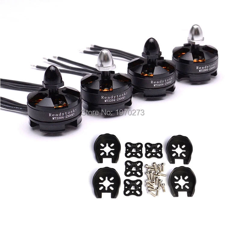 4 шт./лот MT2204 2300kv бесщеточный двигатель CW CCW для мини 200 210 230 250 мм Квадрокоптер|cw