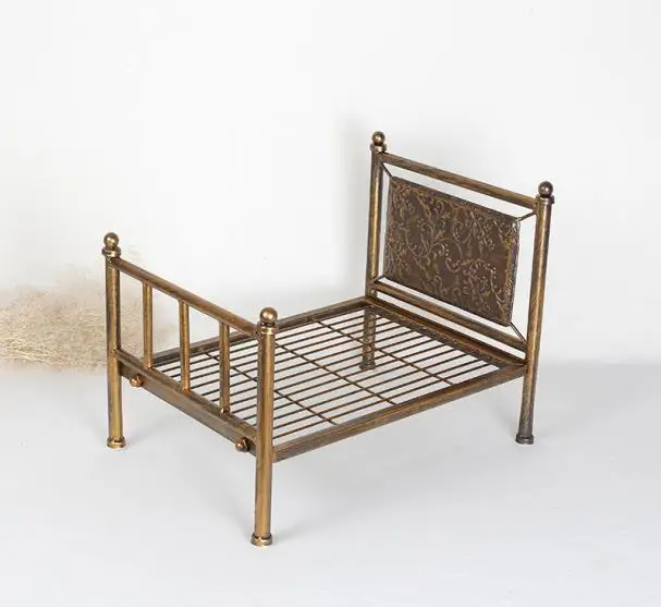 Brown bed Аксессуары для студии, подушка "пончик", детский реквизит для фотосессии, позирующий стенд, рамка, Beanbag, набор, стойка для новорожденных, реквизит для фотосессии - Цвет: Brown bed