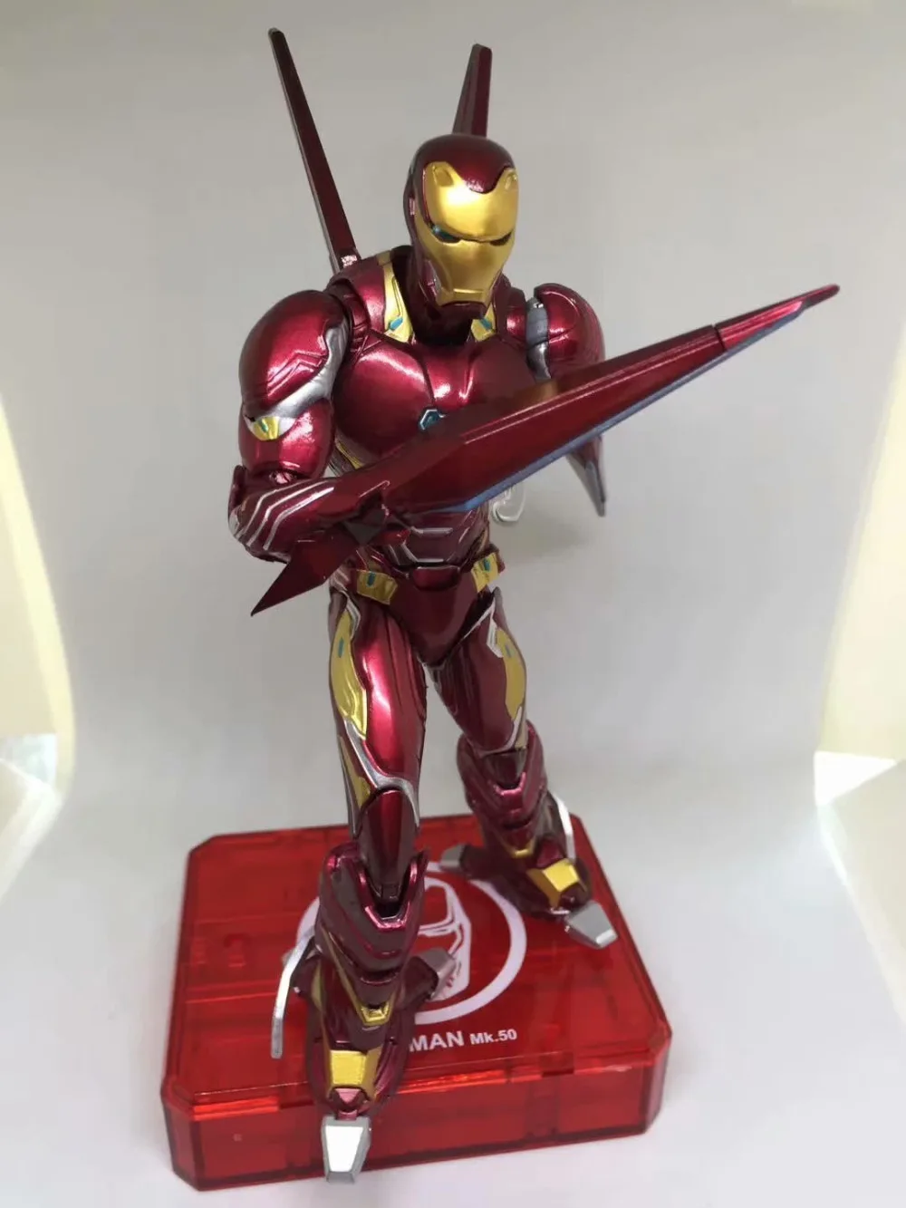 Новые Figuarts Мстители Бесконечность война Железный человек оружие издание MK50