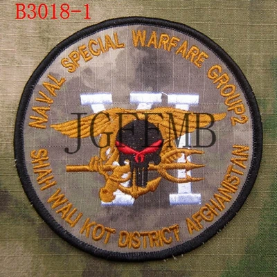 NSWDG DEVGRU Печать команда 6 Черепа Вышивка патч значки - Цвет: B3018