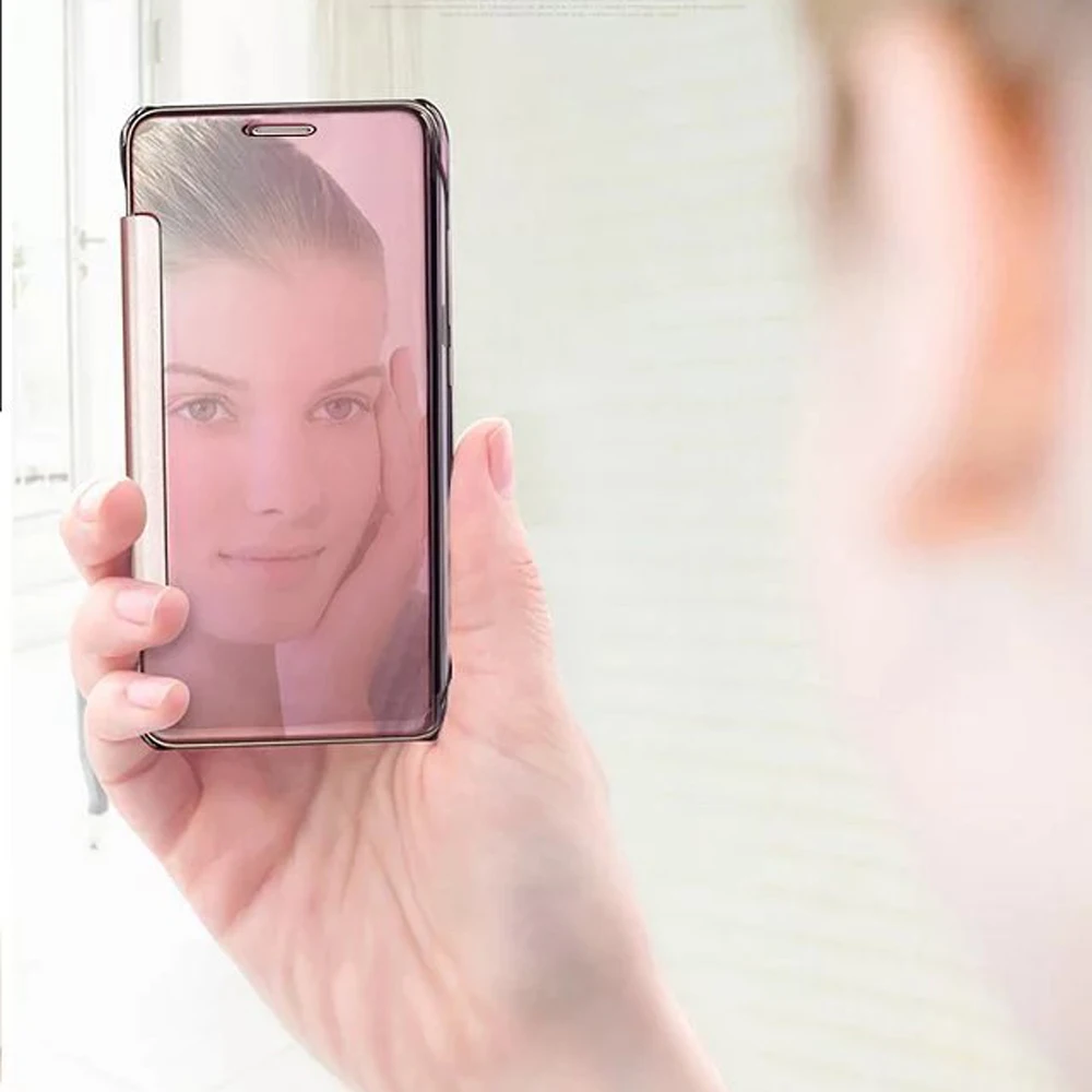 Для Iphone 5 5G 5S 5SE 6 6S Plus блестящее зеркальное покрытие Флип кожаный чехол для iphone 7 7Plus