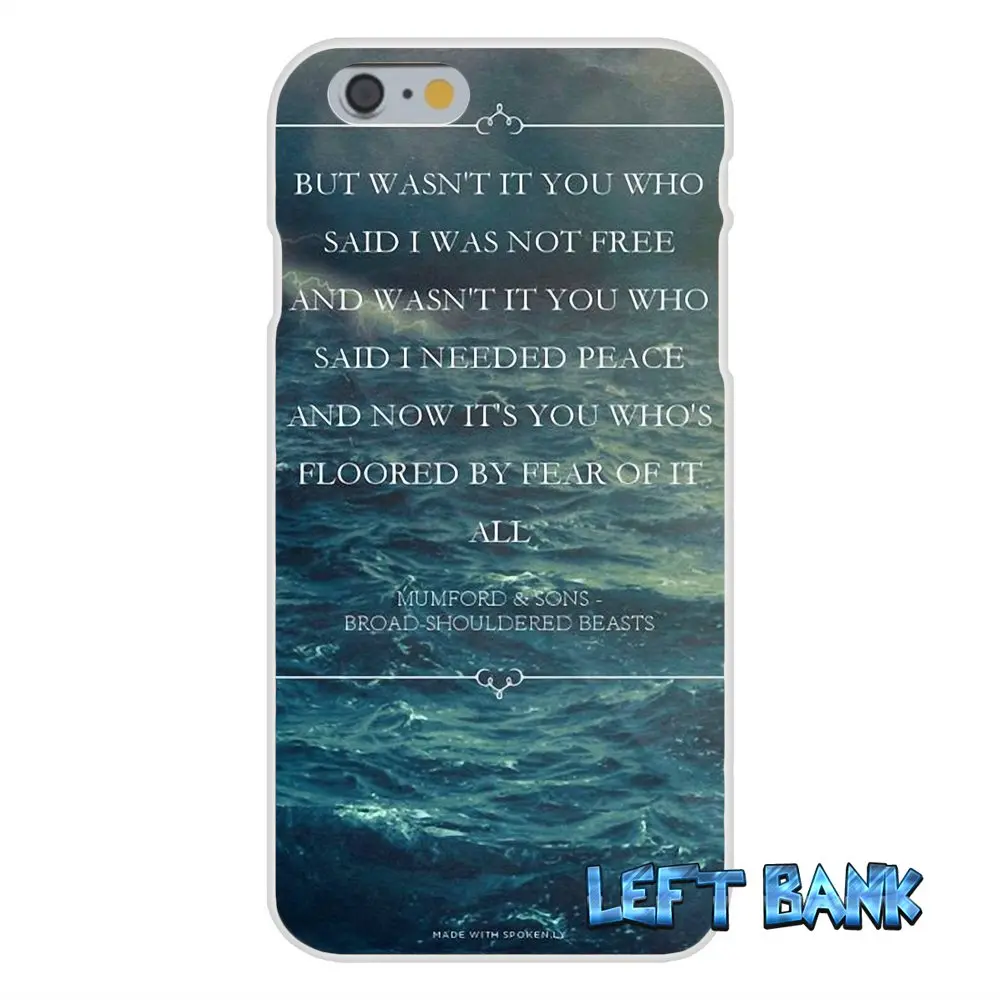 Mumford and Sons Rock Band Мягкий Силиконовый ТПУ Прозрачный чехол для iPhone 4 4S 5 5S 5C SE 6 6S 7 Plus|case