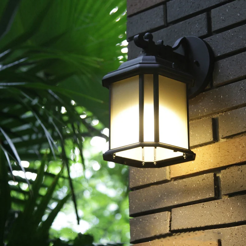 

New Square Wall lamp European LED Outdoor Wall Light Waterproof Balcony Light Outdoor Garden Corridor Lights wx12031551