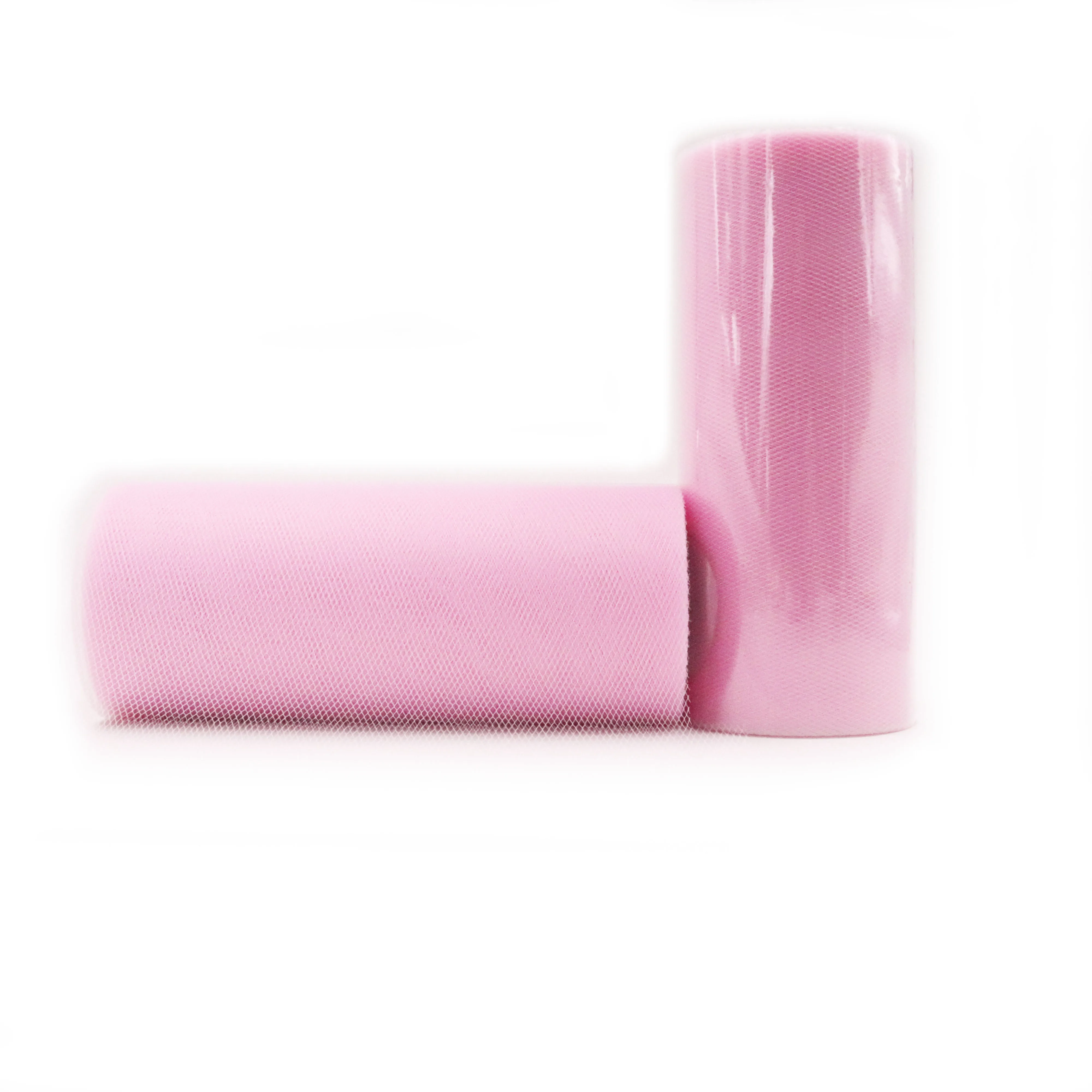 pink 25 ярдов 15 см скрученный тюль белый рулон органзы с фатиновой юбкой Сделай Сам ткань органза юбка-пачка для девочек Baby Shower Декор вечерние поставки - Цвет: pink