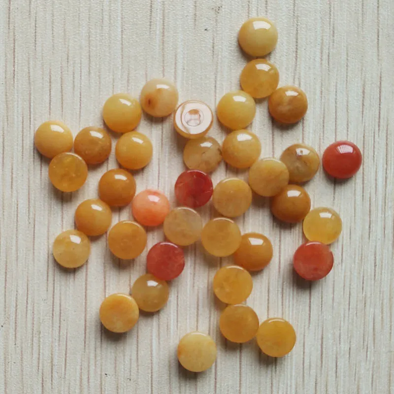 

2016 fashion hight quality natural stone round cab cabochon beads for jewelry Accessories 8mm wholesale 50pcs/lot free
