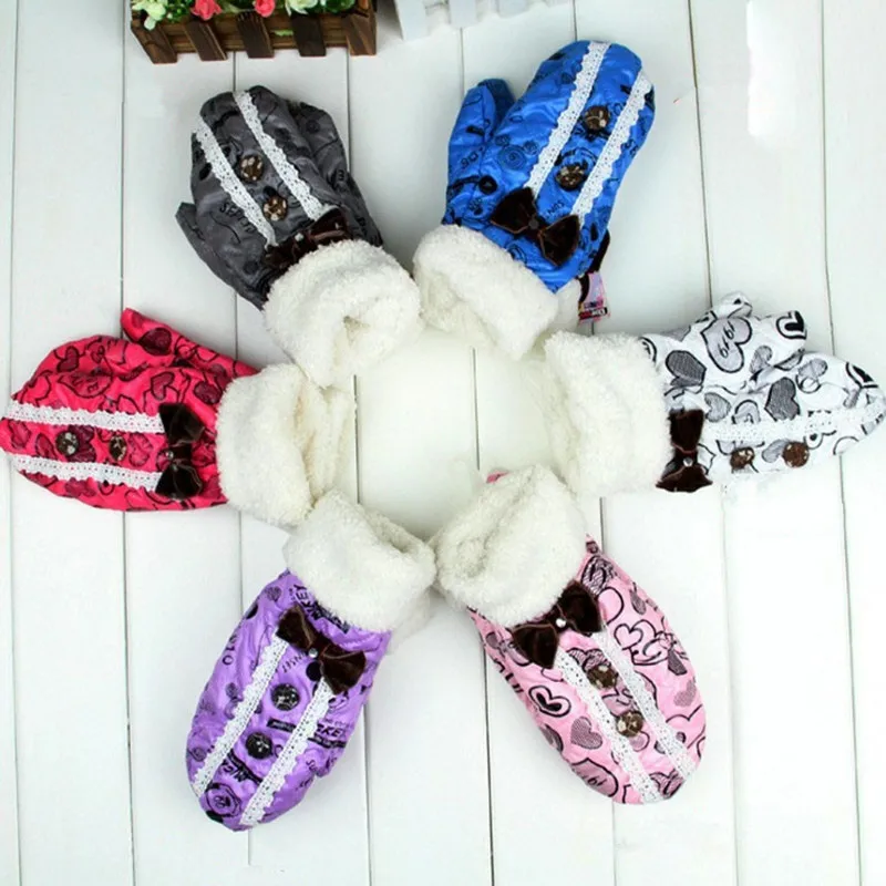 2016 Кожаные Перчатки Горячая печать взрослые наручные женские распродажа новые