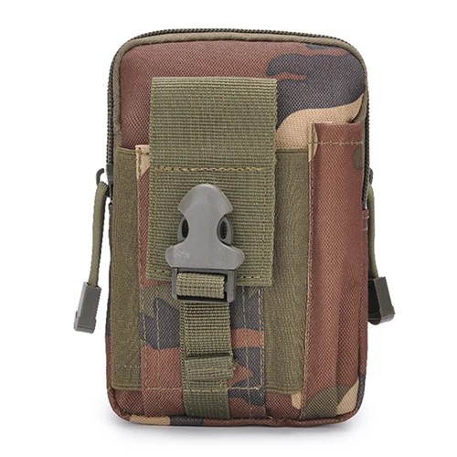 TACVASEN нейлон Molle Сумка поясная сумка маленькая Военная поясная сумка прочная страйкбольная армейская поясная сумка Пейнтбольные аксессуары - Цвет: Woodland
