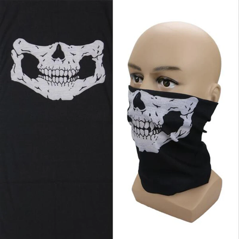 Велосипедный Спорт Череп Hot половина Уход за кожей лица маска призрак шарф multi