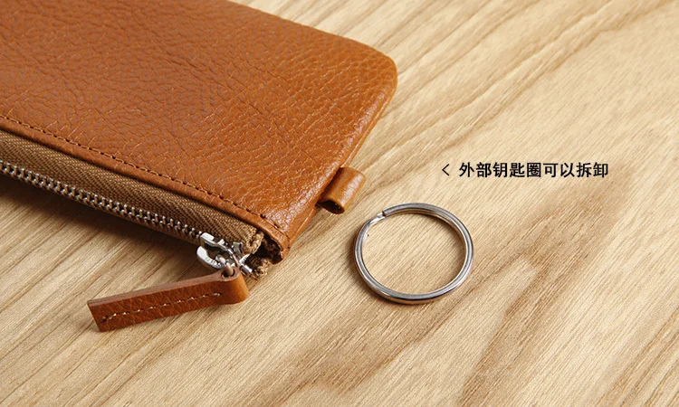 Мужской кошелек для ключей LAN из натуральной кожи чехол от известного бренда