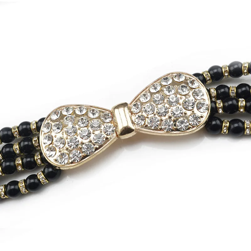 Женский ремень с металлической цепочкой дизайнерский пояс пряжкой и жемчужинами