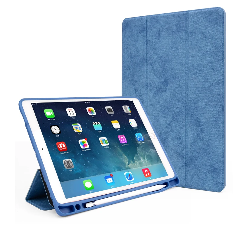 Магнитный смарт-чехол для iPad Pro 12,9 чехол с карандашом держатель из искусственной кожи TPU мягкий чехол для iPad Pro 12,9 держатель для ручки чехол