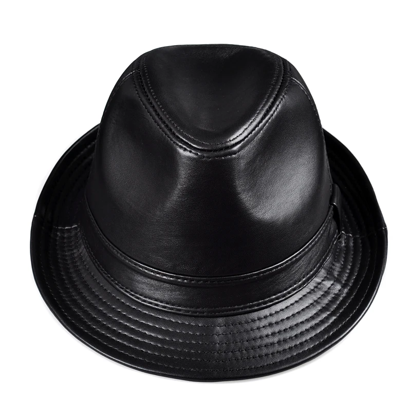 Шляпа Stetson Fedoras в британском стиле для мужчин и женщин шляпа из натуральной кожи с