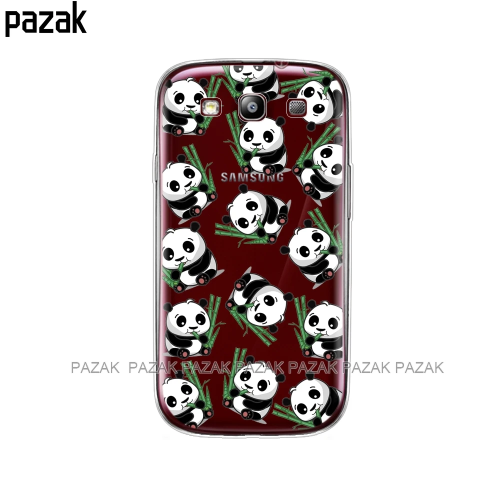 61348 Силиконовый чехол для samsung Galaxy S3, чехол i9300, чехол для samsung S3, мягкий ТПУ 360, полностью защитный чехол с прозрачным принтом для задней панели телефона - Цвет: 61348