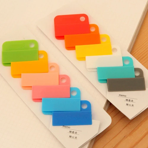 2018 New Memo Clip for Dokibook Notebook Creative Stationery DIY Easy Clips Colored Label Paper Folder Labels Casual | Канцтовары для