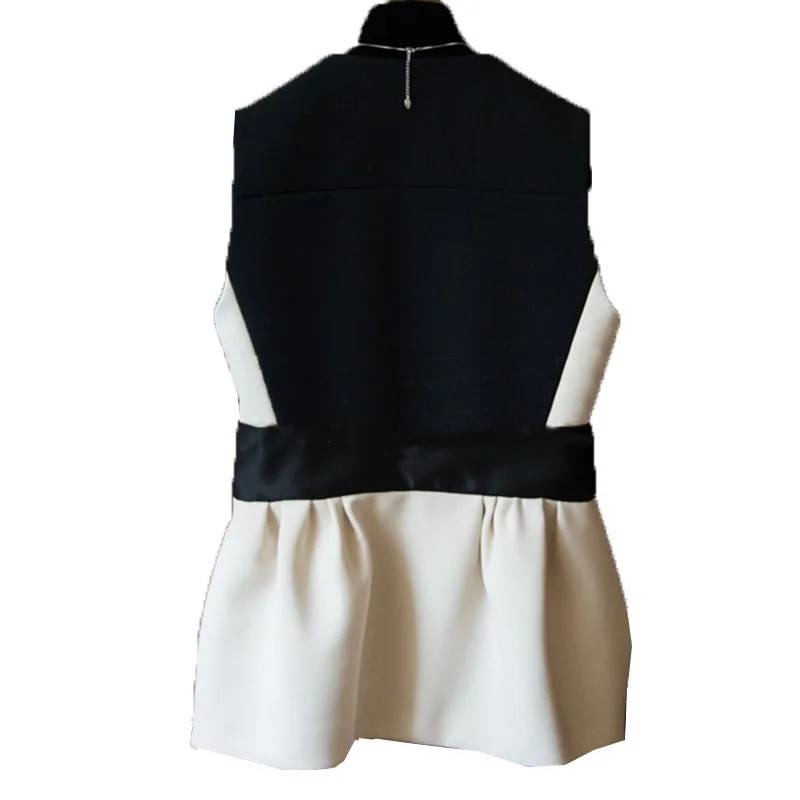 Новинка 2018 женский жилет с французским романтическим бантом весна осень модные