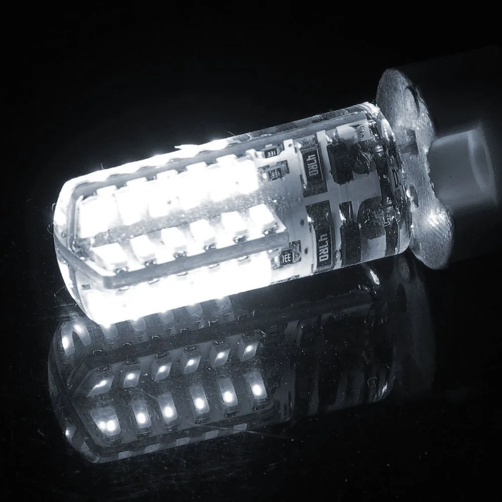 Холодный белый Светодиодный G4 Лампа AC 220 V 110 V 5 W 8 W 10 W 15 W SMD 24 64 104 светодиодное освещение свет заменить галогенные Прожектор люстра - Испускаемый цвет: Холодный белый
