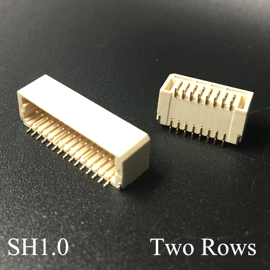 SH1.0 1 0 мм Шаг 2*15P 2x15P 2*20P 2x20P 2*25P 2x25P два ряда горизонтальный патч SMD SMT гнездовой