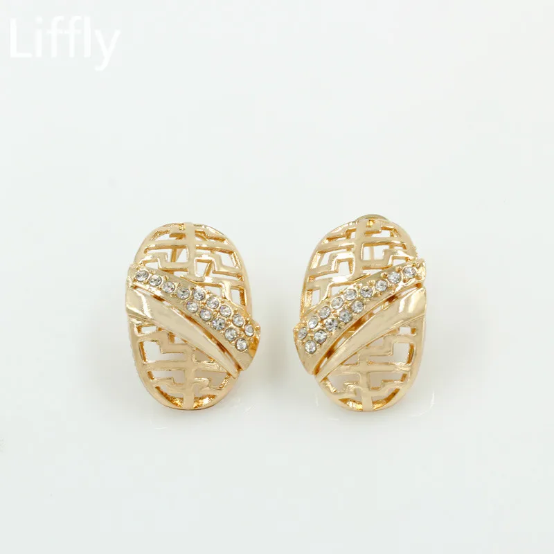 Женский комплект ювелирных изделий в Дубае Большая подвеска с кристаллами