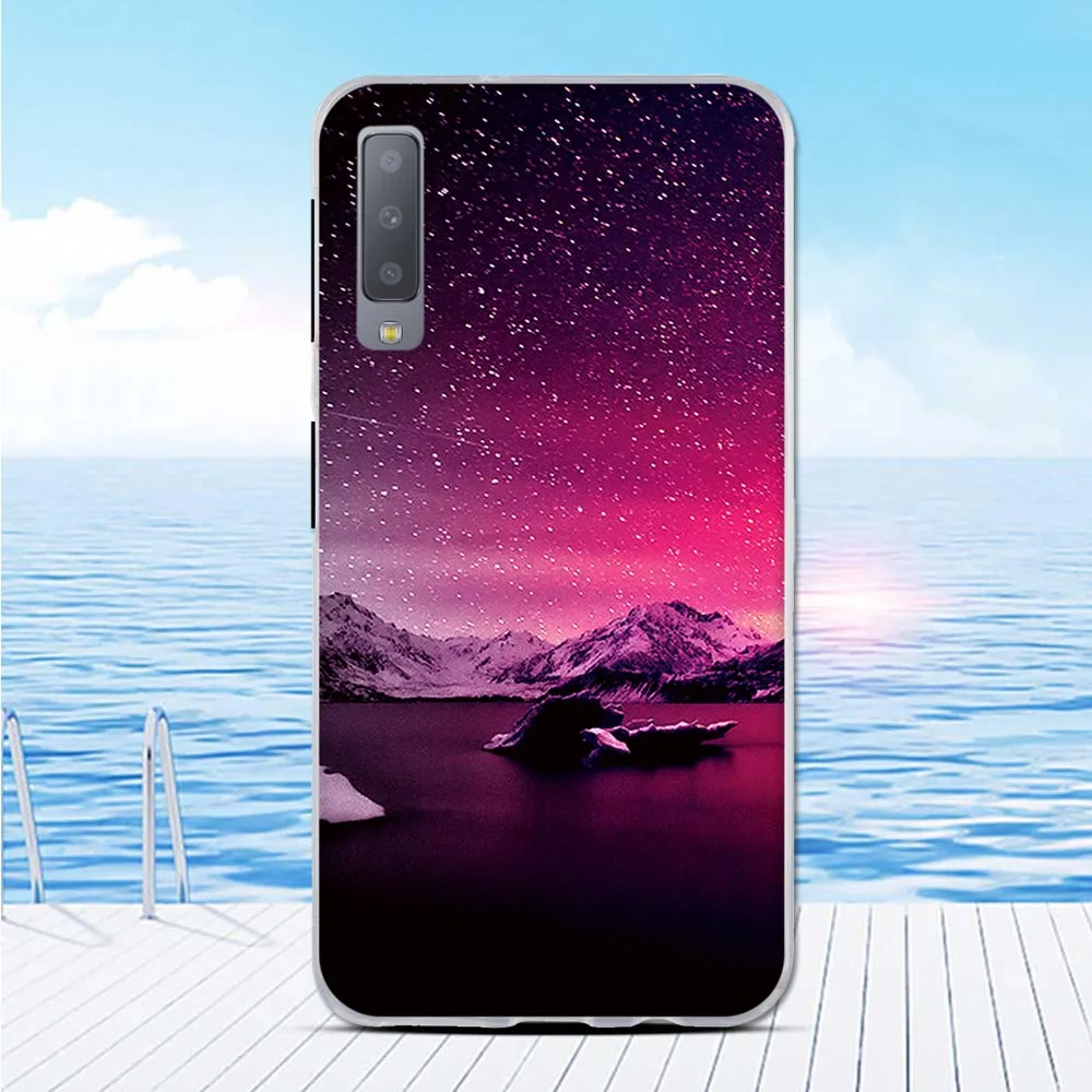 Чехол из ТПУ для Samsung Galaxy A7 2018 Тонкий силиконовый чехол-накладка A750 защитный чехол