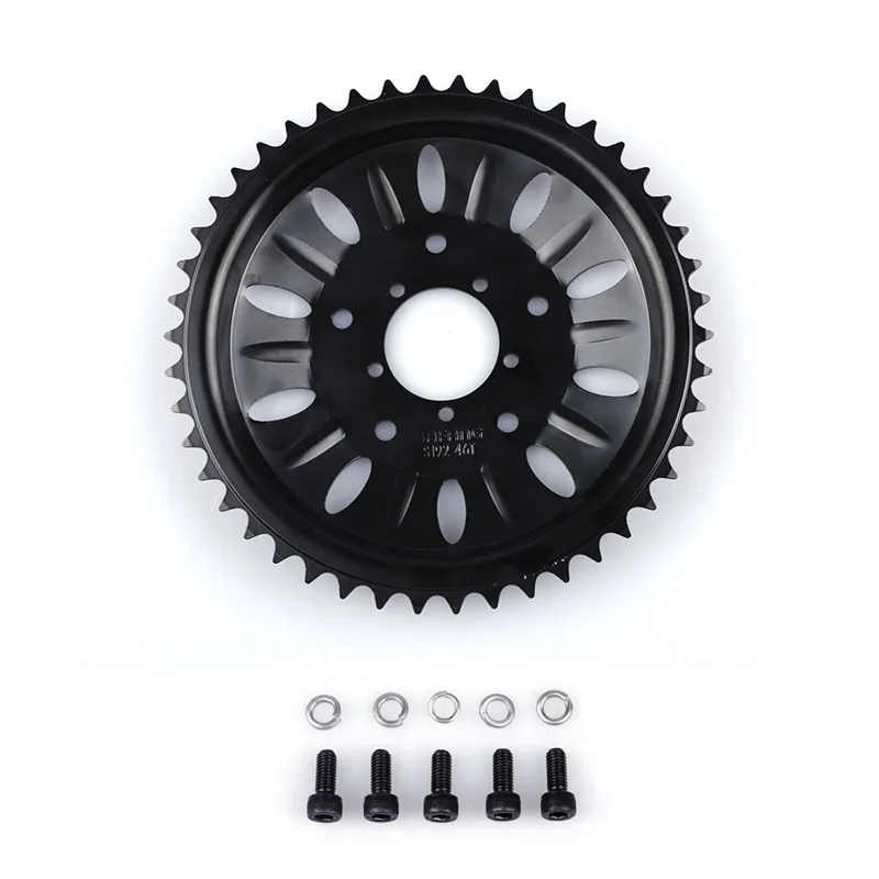 42T 44T 46T цепное колесо для Bafang 8fun Середина привода двигателя BBSHD/BBS03 цепное кольцо Звездочка рукоятка колеса комплект электродвигателя велосипеда
