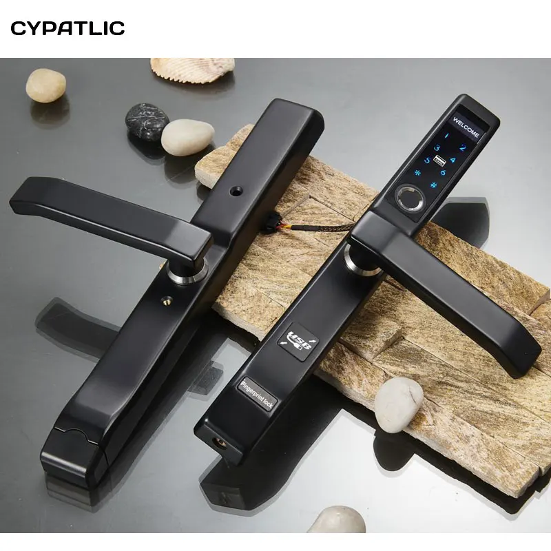 CYPATLIC JCF3372 биометрический электронный дверной замок отпечатков пальцев умный