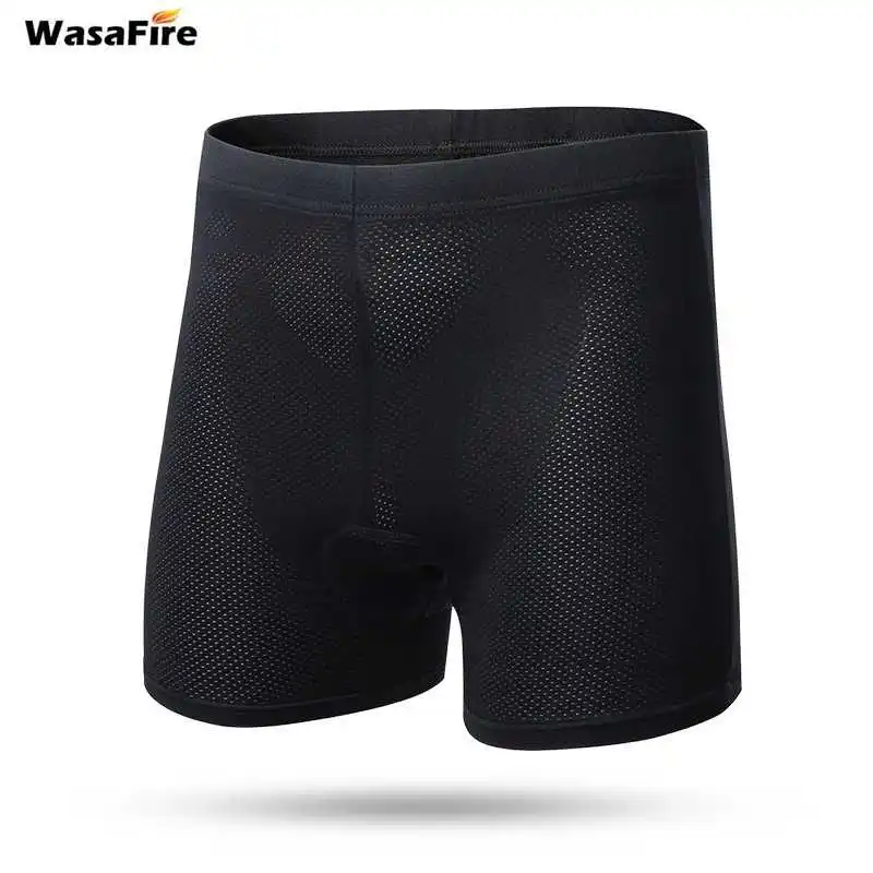 Велосипедные шорты WasaFire для мужчин дышащее нижнее белье с 3D вставками хлопковый