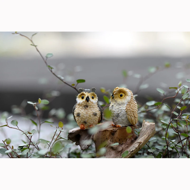4 шт. миниатюрные совы | Дом и сад
