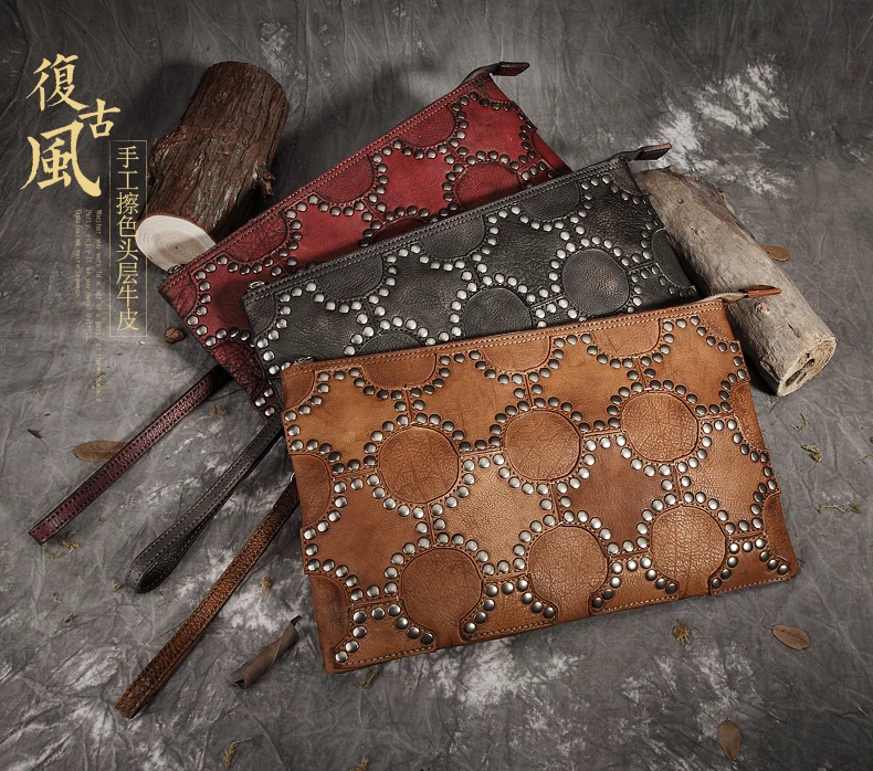 Новинка 2017 мужской кошелек Ruil из натуральной кожи в ретро стиле индивидуальная