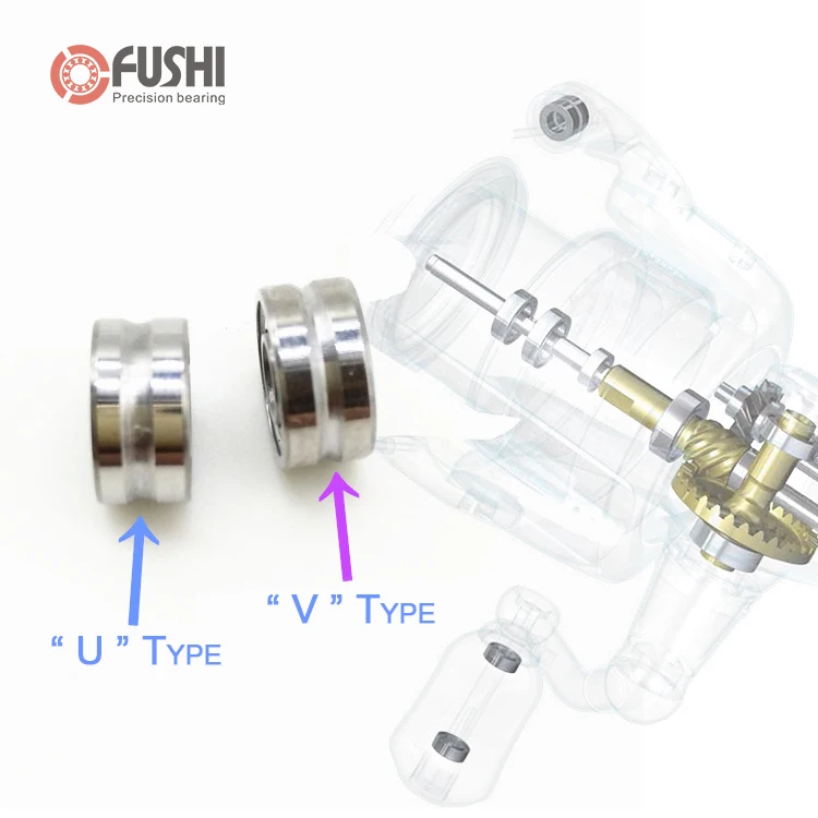 Шарикоподшипник MR72zz &quotU&quot 2*7*3 мм (2 шт.) миниатюрный шкив для удочки и катушки MR72
