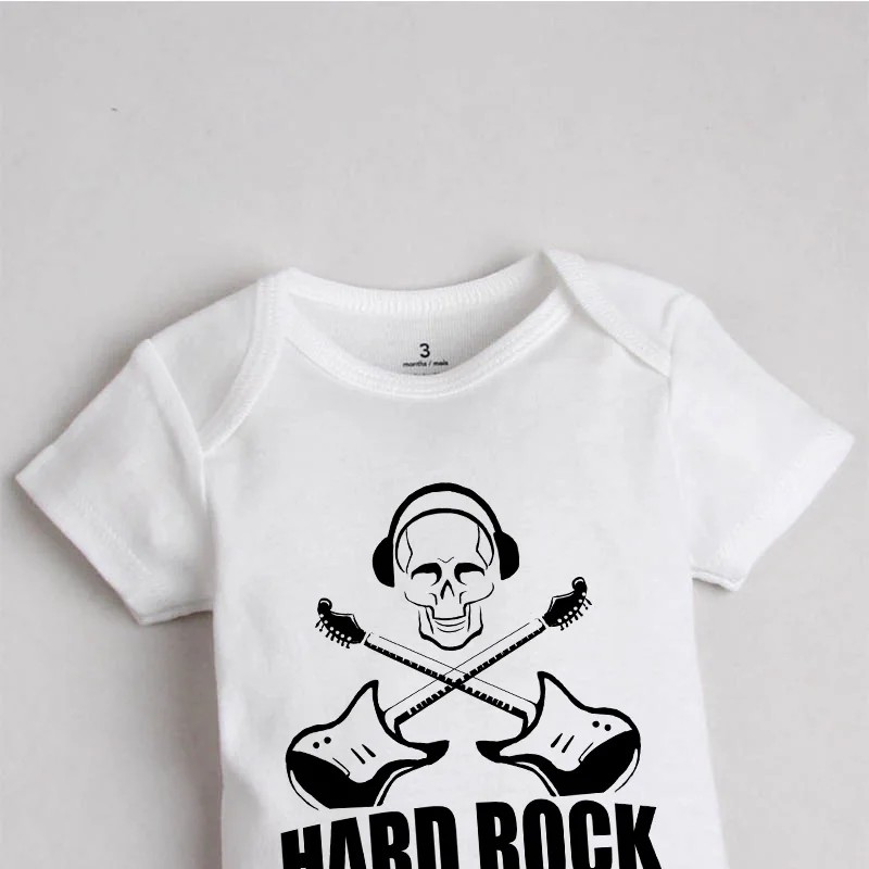 Детское боди YSCULBUTOL Hard Rock уникальная модная детская одежда унисекс с коротким